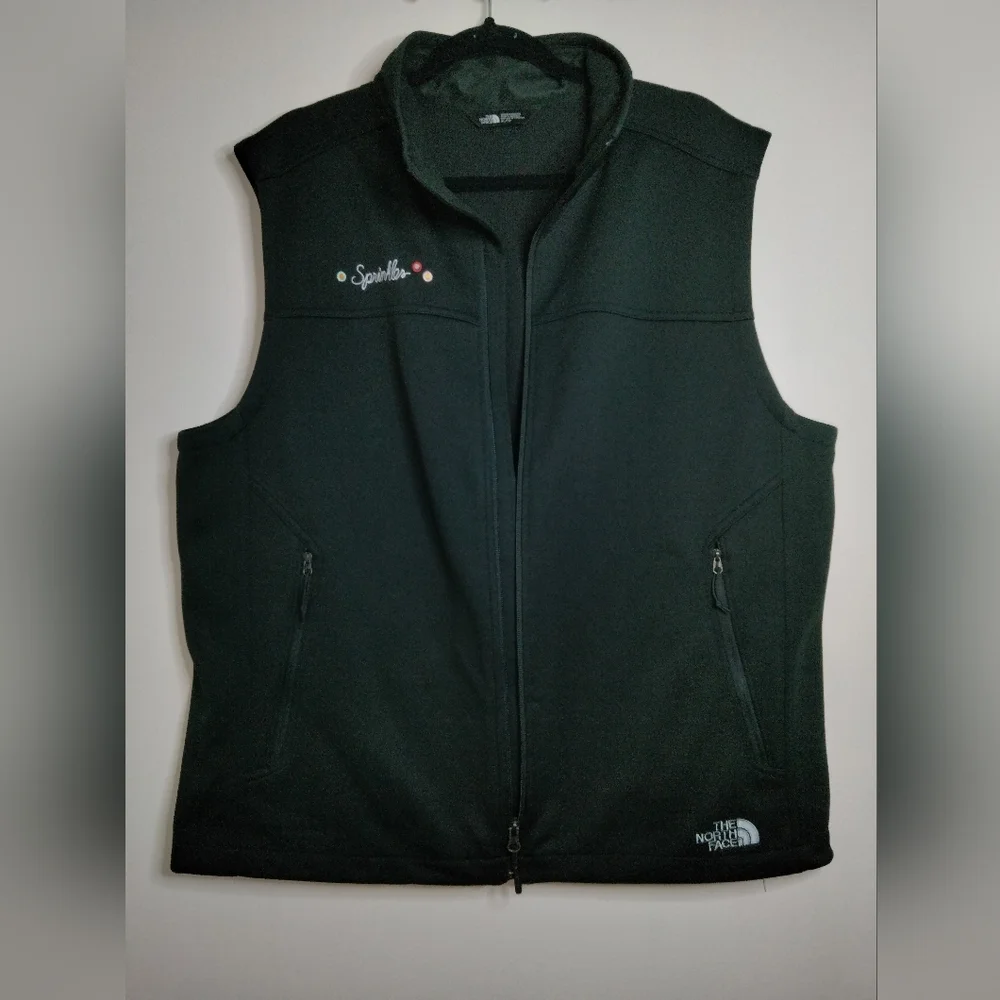 The North Face (Sz XL) Men's Black Ridgeline Soft Shell Front & Pocket Zip Vest